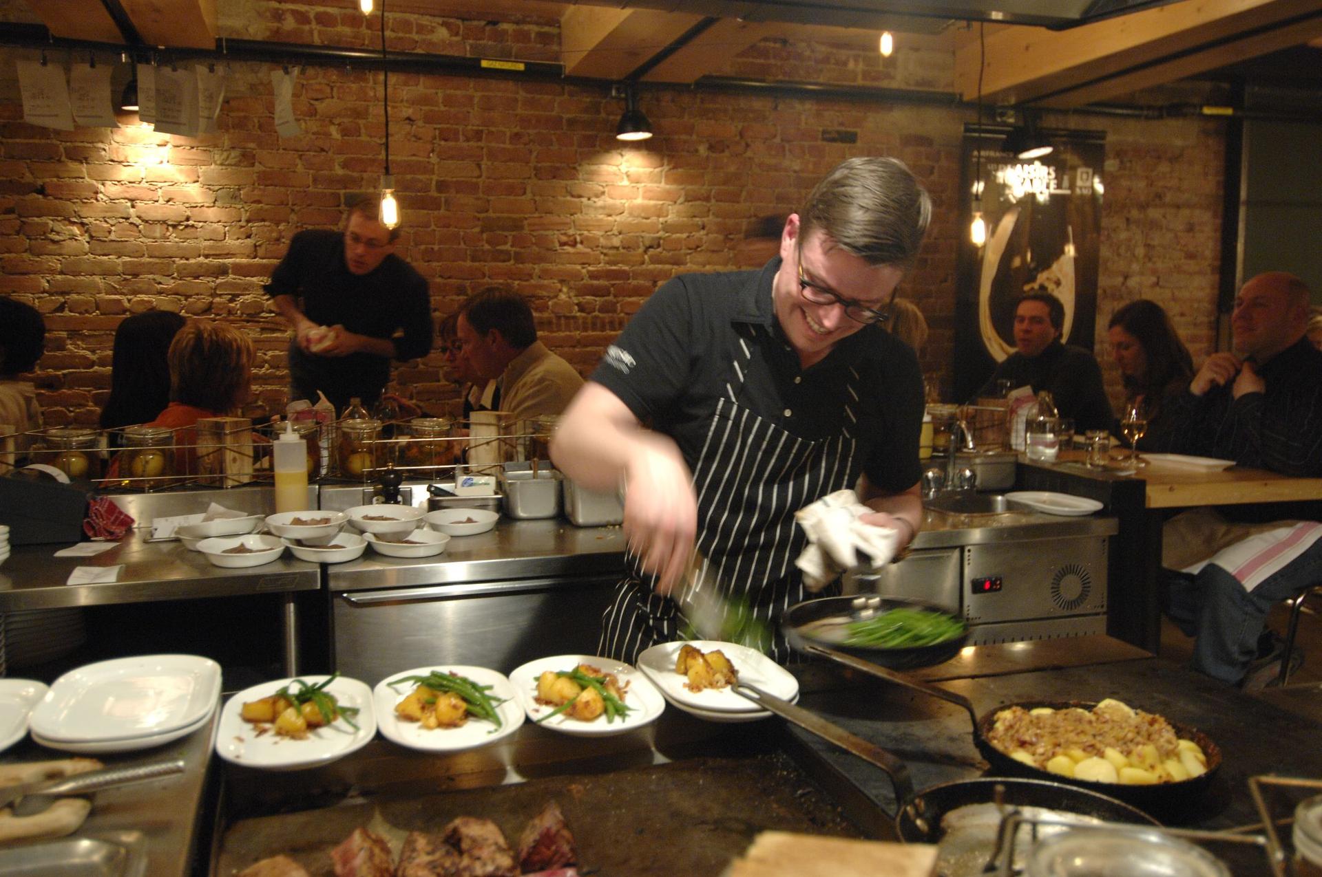 A Montreal chef at work