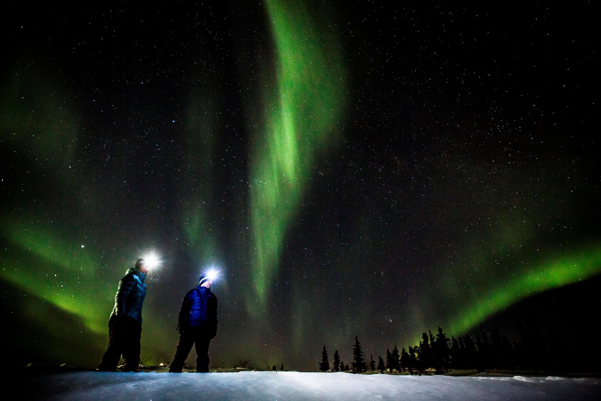 The Northern Lights on the Great Northern Circle Route