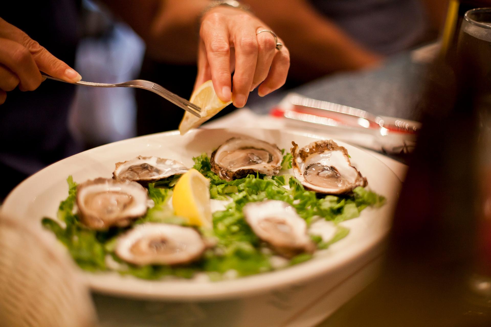 Nova Scotia oysters