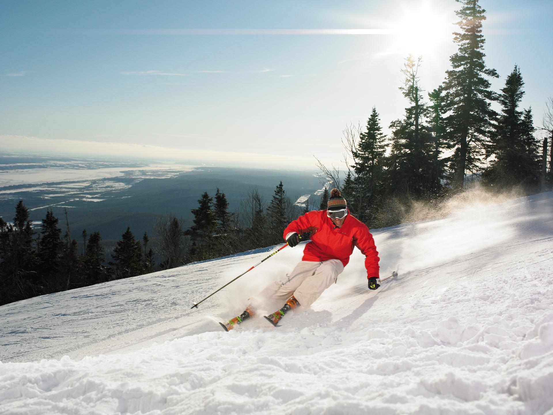 Mont Sainte-Anne ski resort in Beaupré