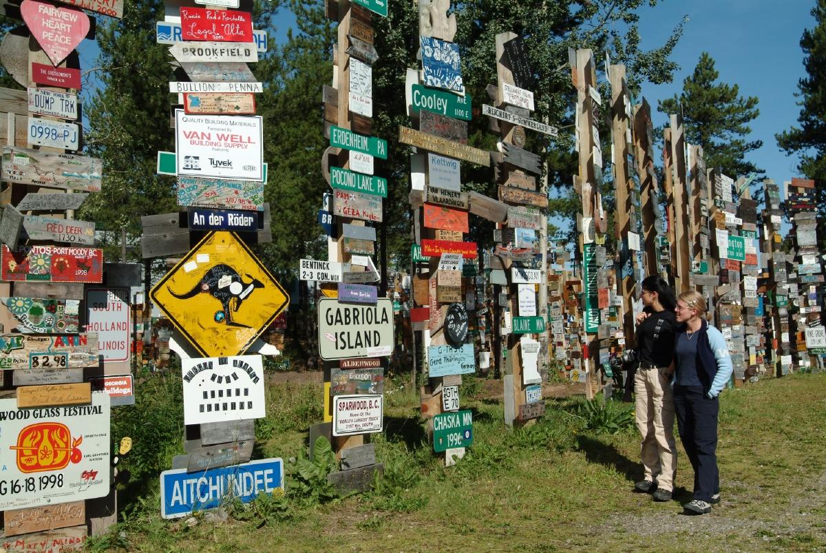 The Sign Post Forest