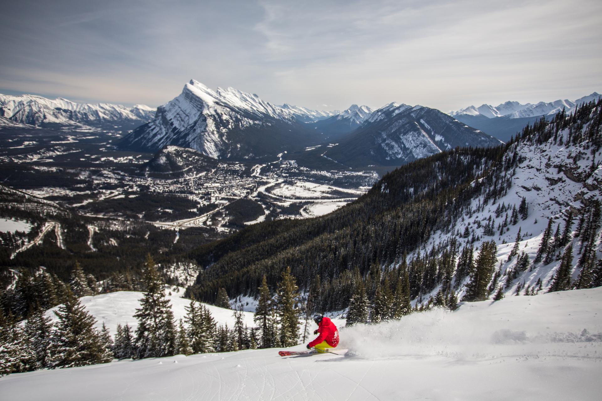 Mt. Norquay skiing