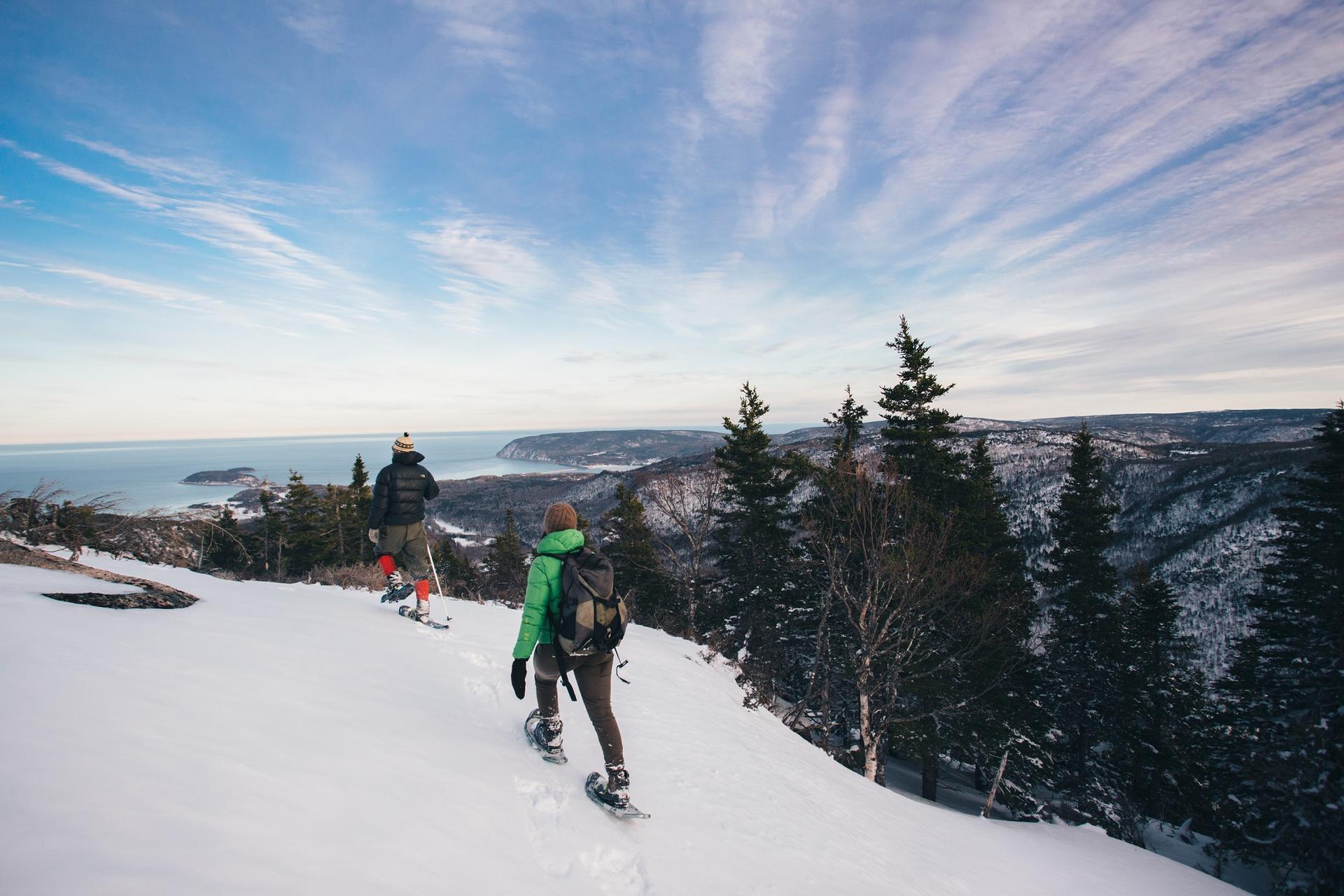 Winter hiking in Nova Scotia