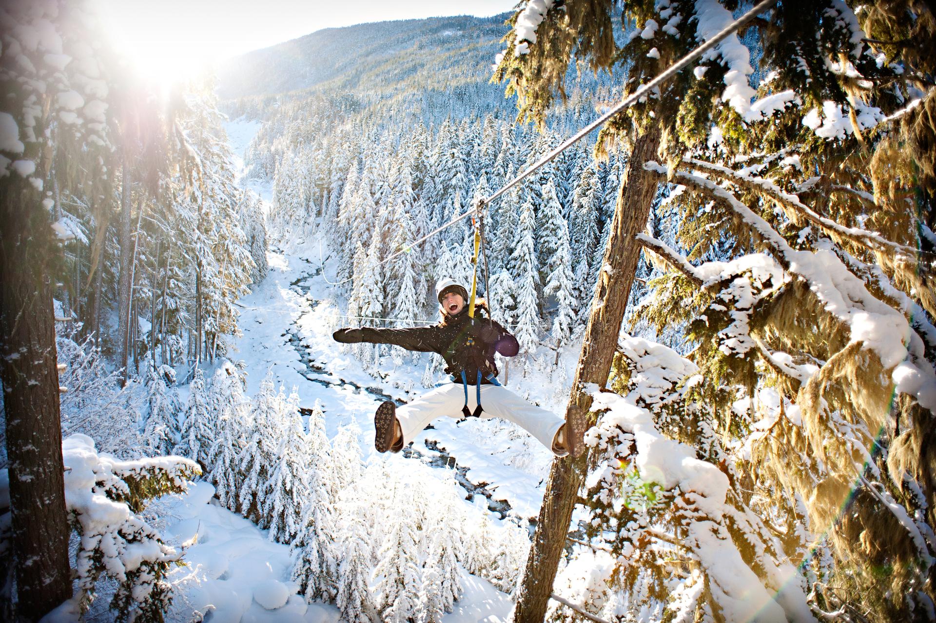 Whistler ziplining