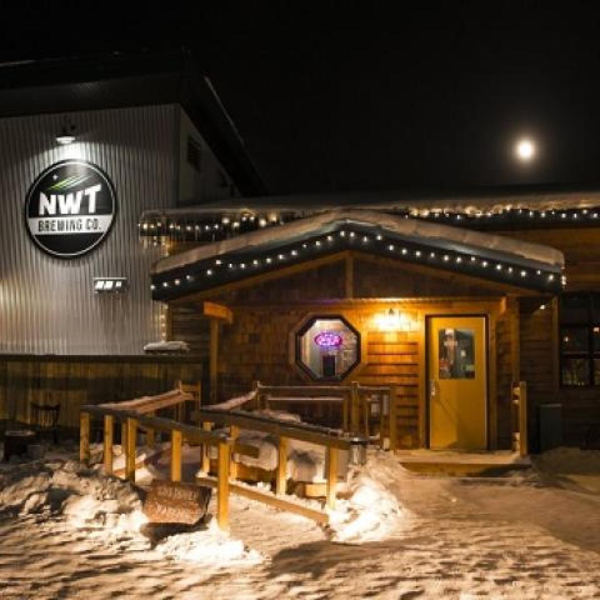 The exterior of NWT Brewing Co.